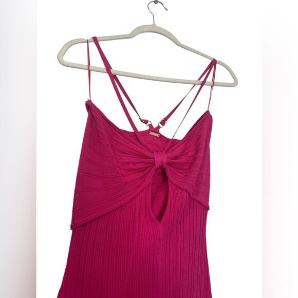 CULT GAIA Elfreda cutout ribbed-knit halterneck midi dress - Picture 10 of 14